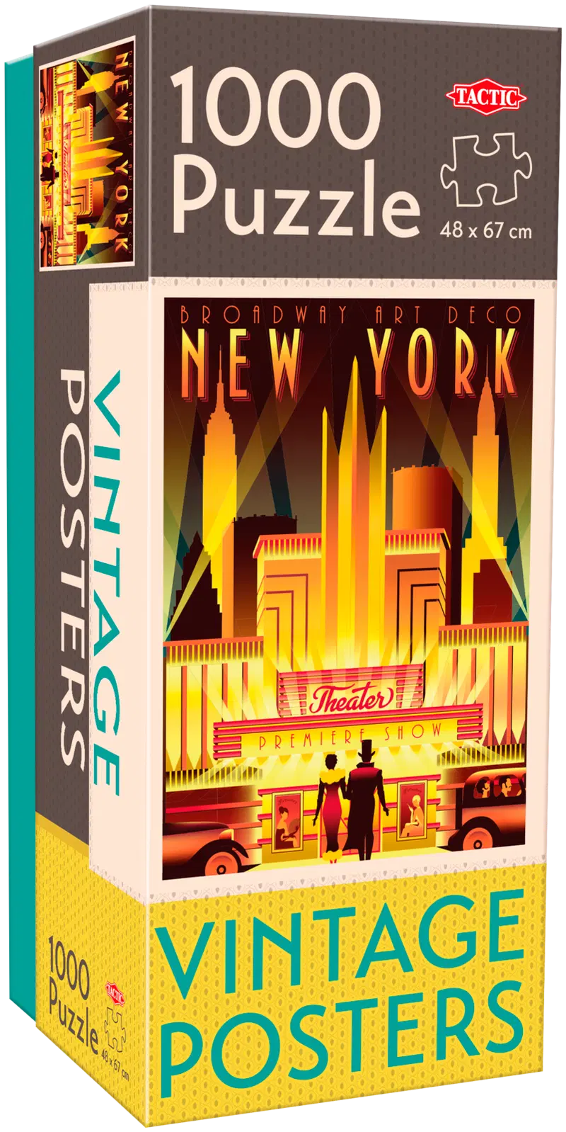Тактический пазл Vintage Posters New York 1000 деталей