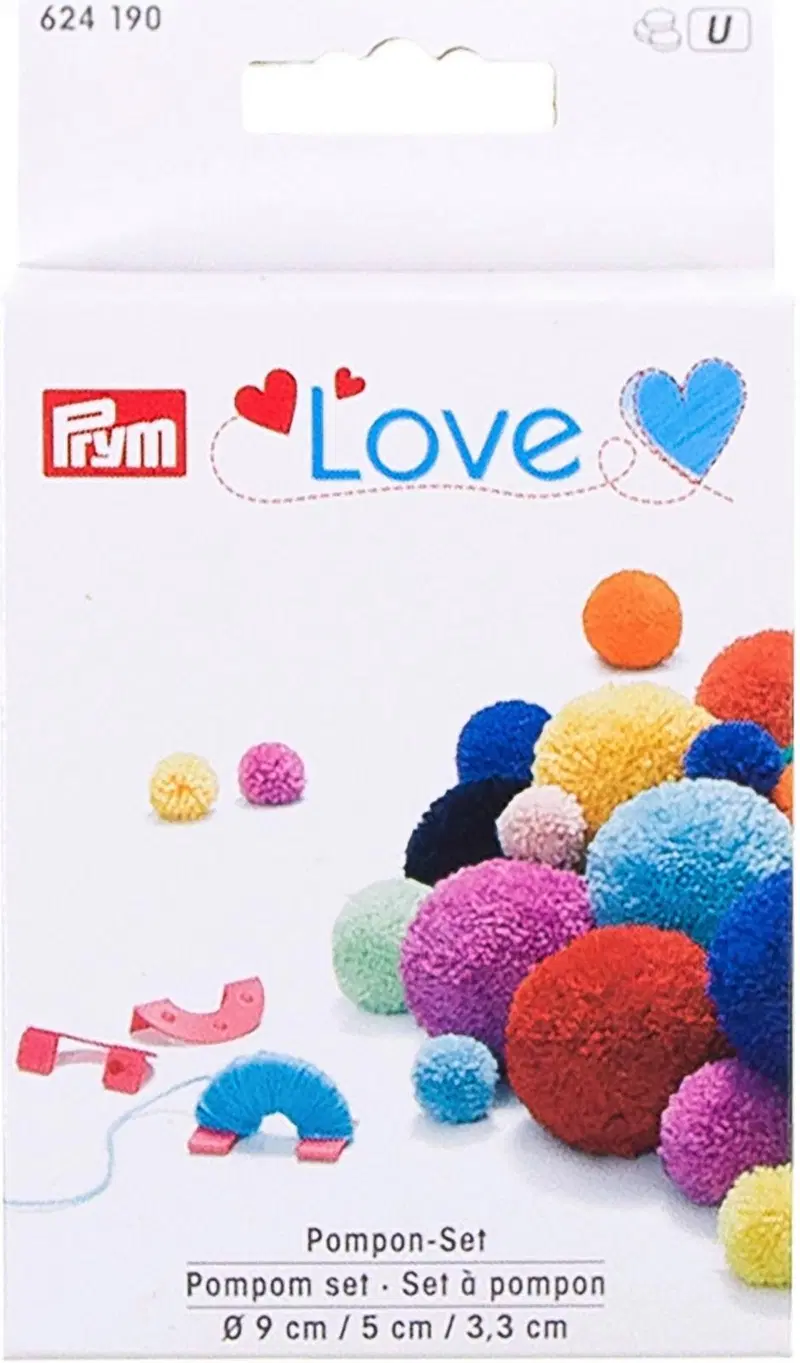 Набор кисточек Prym, 3 размера; 3,3 см, 5 см и 9 см