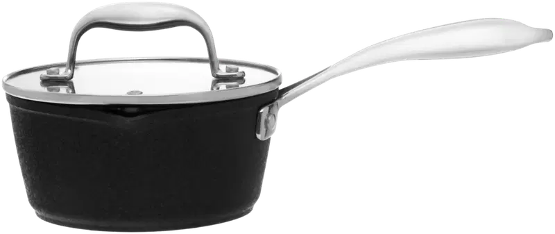 Миска для супа Maku Прочная стеклянная крышка (цвет черный)