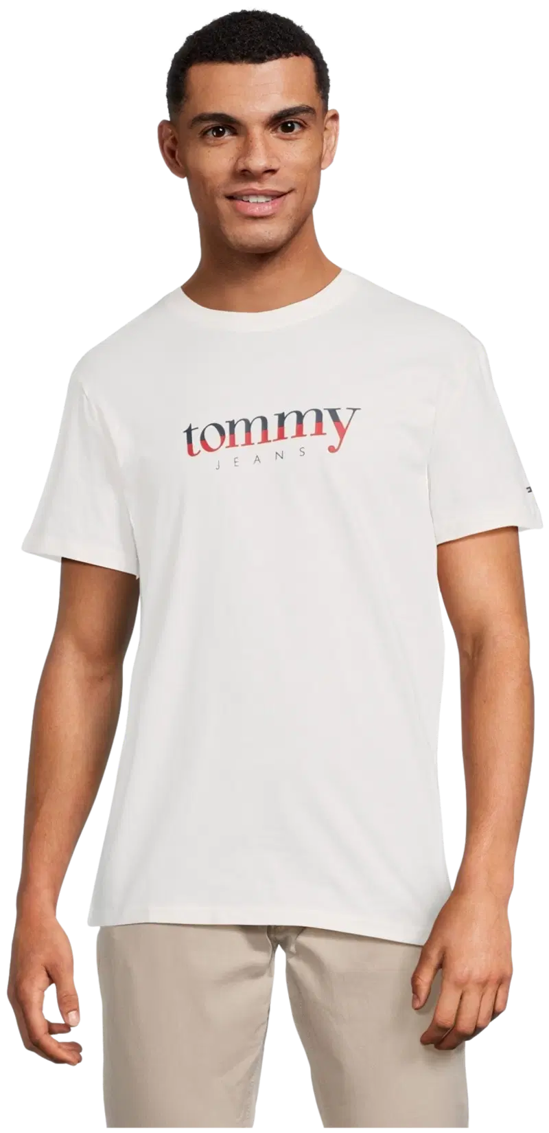 Мужская футболка Tommy Hilfiger DM0DM21978 (размер С, цвет экрю)