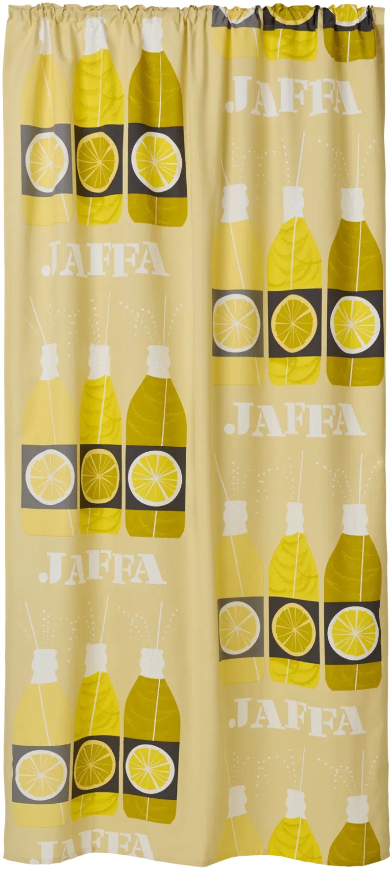 Боковая штора Vallila Jaffa 140x250 см желтая (цвет желтый)