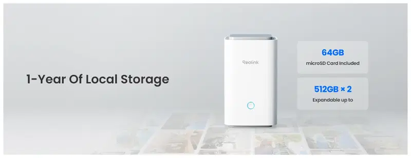 Reolink Home Hub и 2xArgus 3E аккумуляторная камера для улицы/улицы, белый