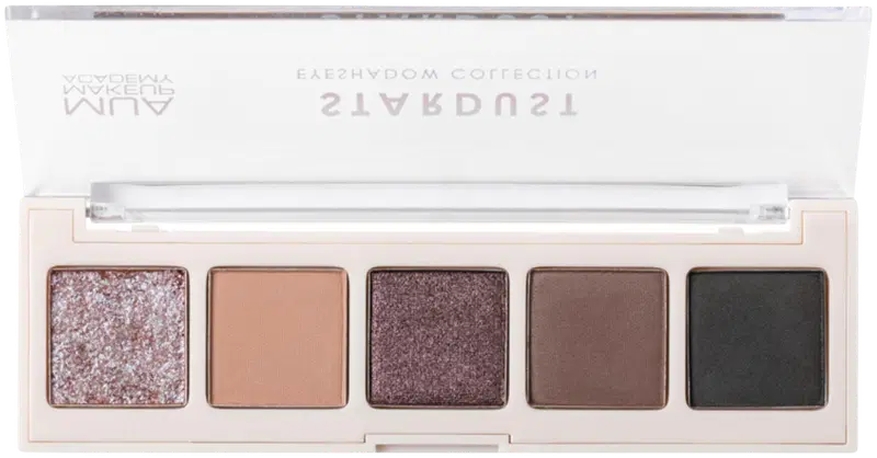 MUA Make Up Academy Eyeshadow Palette, 5 оттенков, 3,2 г Палитра теней для век Stardust (цвет Звездная пыль)