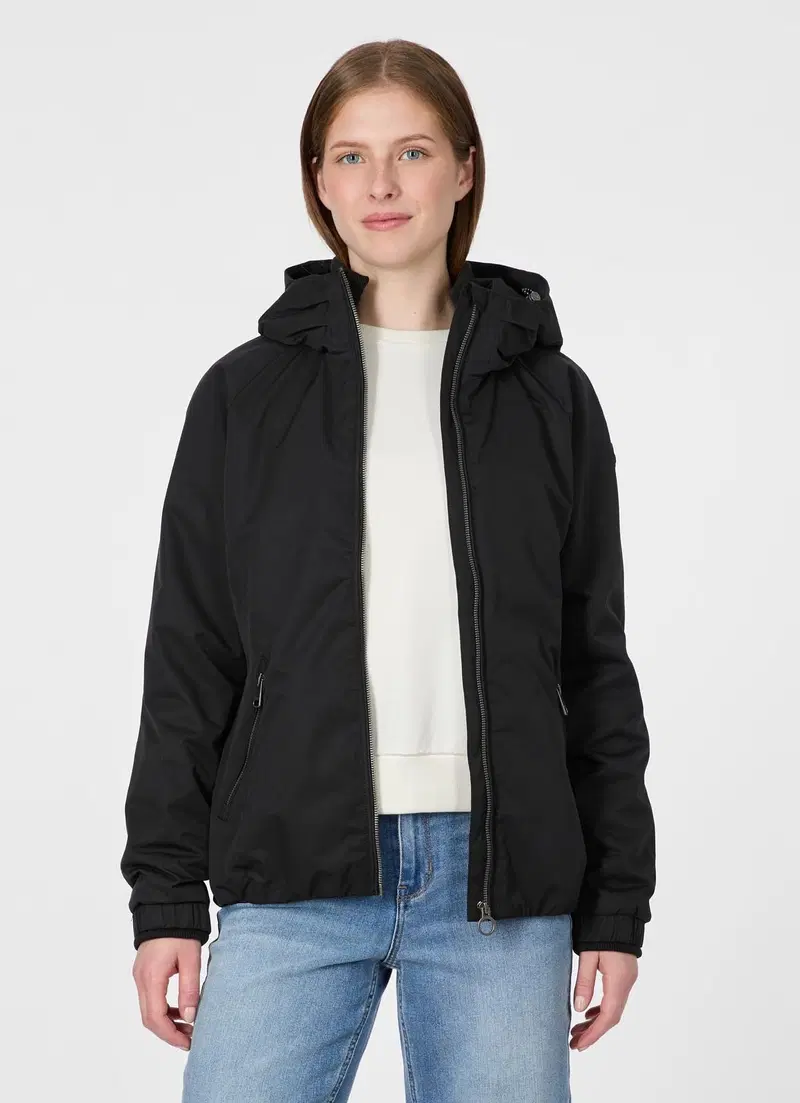 Женская весенняя куртка Ragwear Dizzie 2611-60013 (размер С, цвет ЧЕРНЫЙ)