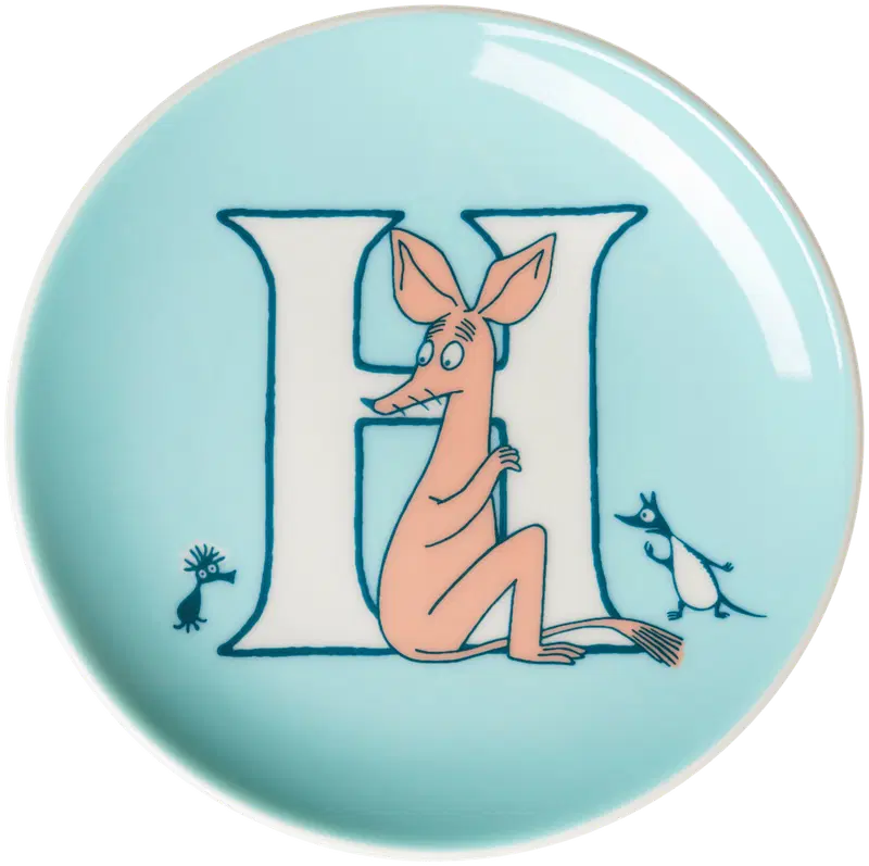 Мини-тарелка Moomin Arabia Moomin, высота 10,5 см.