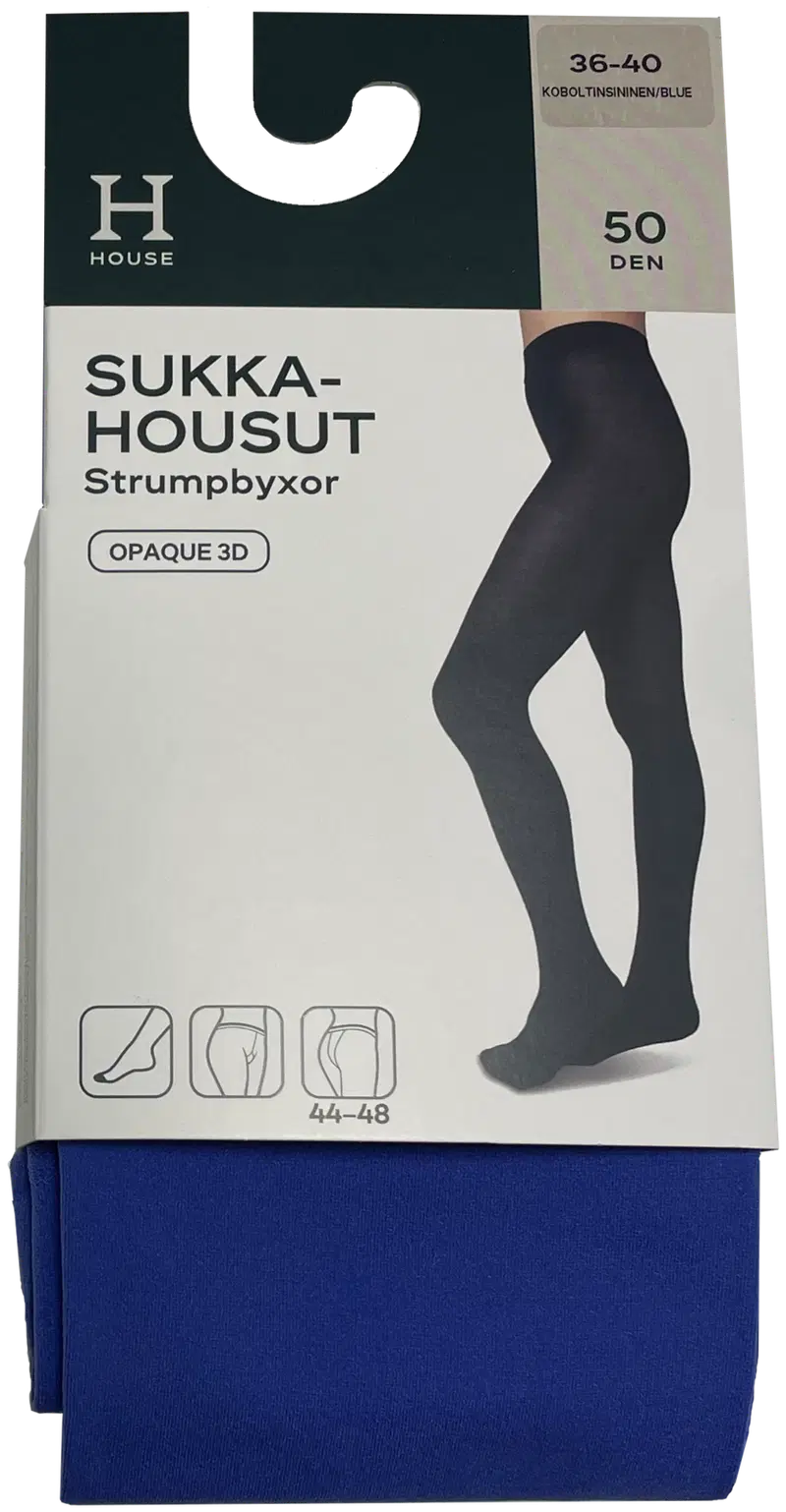Колготки женские House 50DEN 121CDYE3D5 (размер 36-40, цвет Синий)