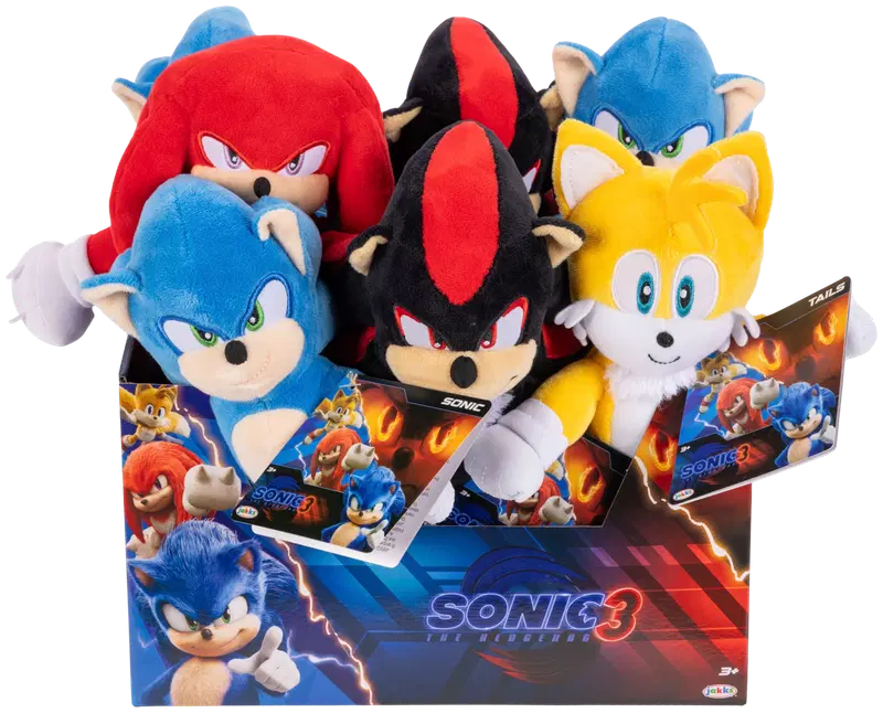 Мягкая игрушка Sonic 3 Movie 23 см Basic Plush