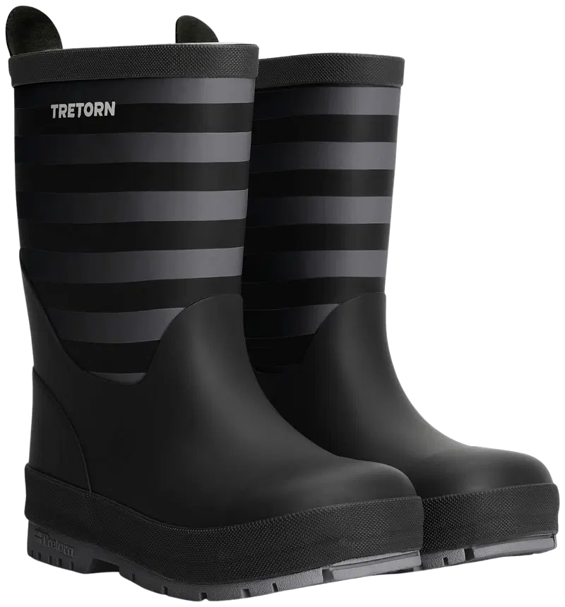 Детские резиновые сапоги Tretorn Gränna Black (размер 22, цвет ЧЕРНЫЙ)