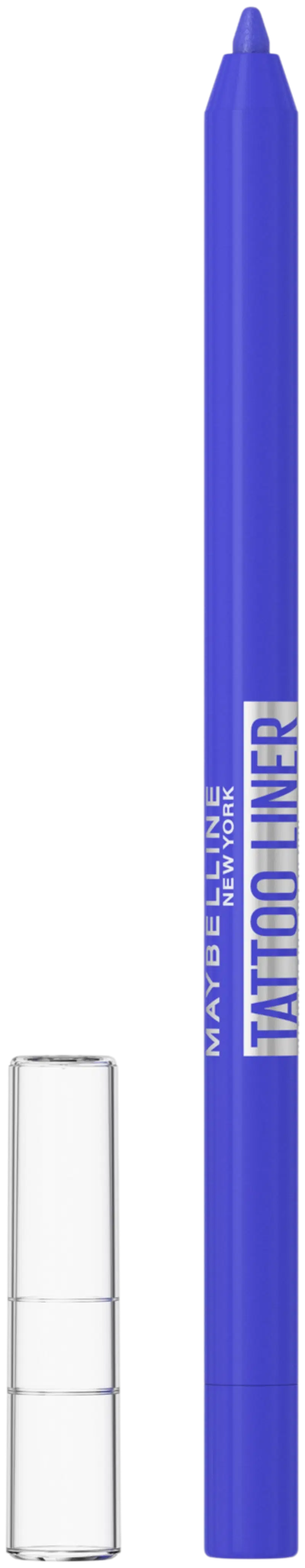 Гель-карандаш-лайнер Maybelline New York Tattoo Liner 819 Galactic Cobolt, подводка для глаз 1,3 г (размер СТАНДАРТ, цвет Галактический Кобальт)