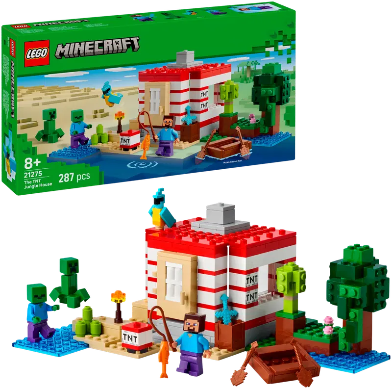 LEGO® Minecraft 21275 Дом в джунглях TNT