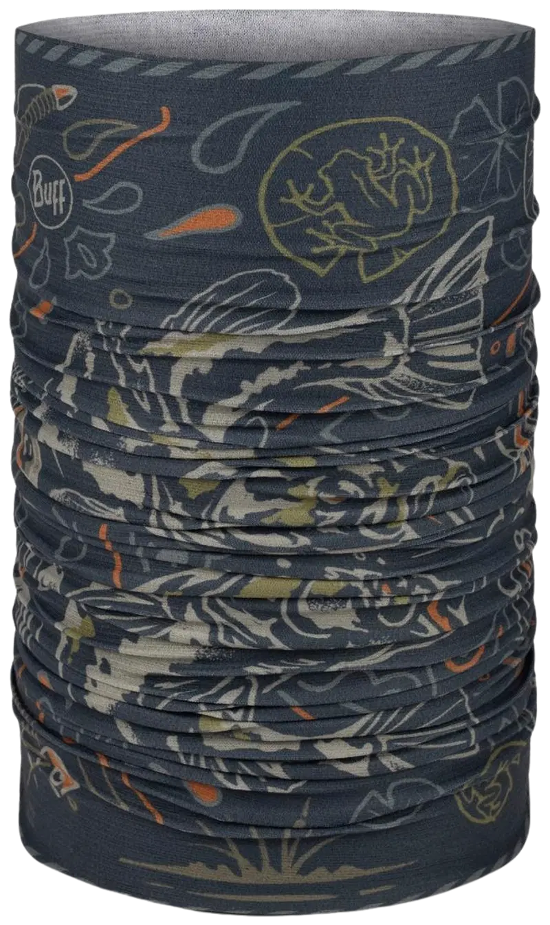 Шарф-труба цвета буйволовой кожи Coolnet UV Largemouth Navy (цвет Военно-морской)