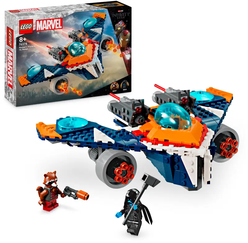 LEGO Super Heroes Marvel 76278 Набор «Боевая птица Ракеты против Ронана»