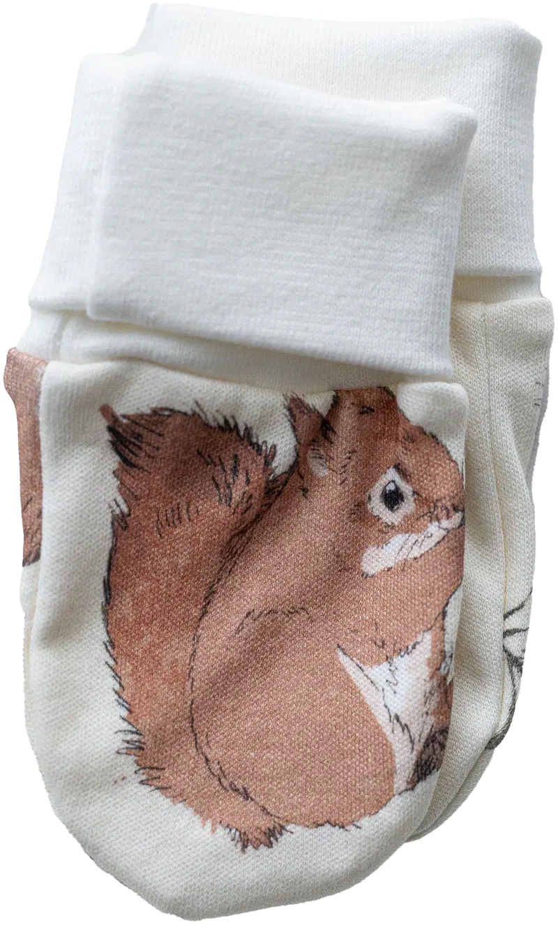 Детские комбинезоны Hilla Clothing, один размер, Squirrel friends (цвет овсяное молоко)