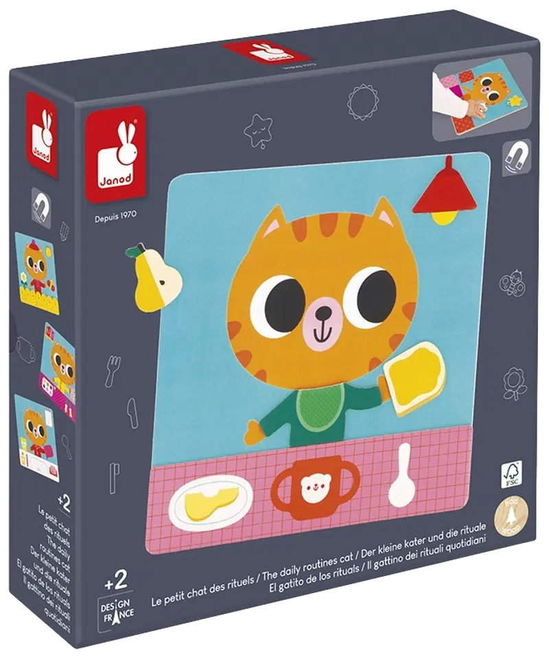 Расписание игрового кота Janod Magnetic