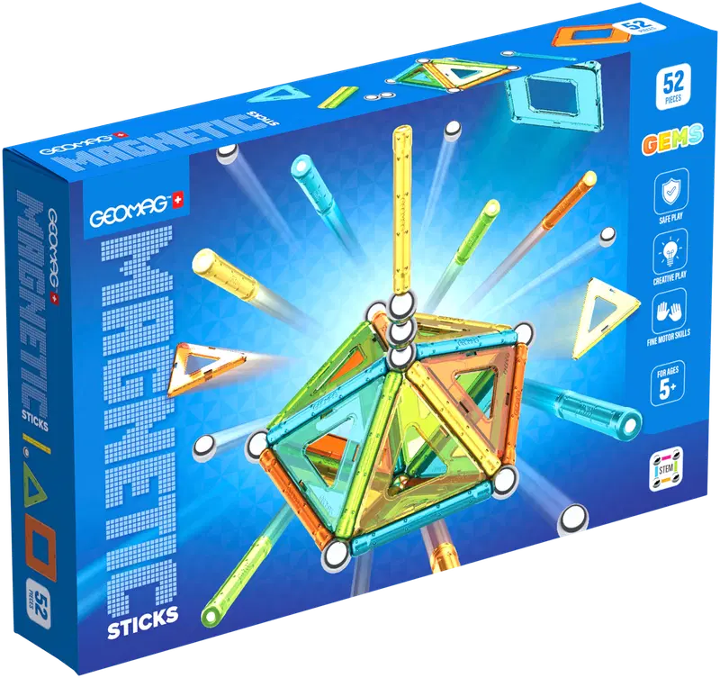 Geomag Gems Магнитный конструктор 52 шт.