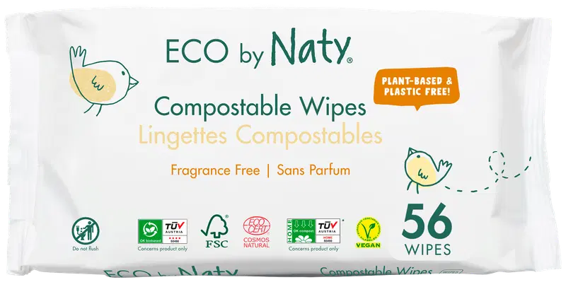 Чистящее полотенце Naty Eco Sensitive Wipes