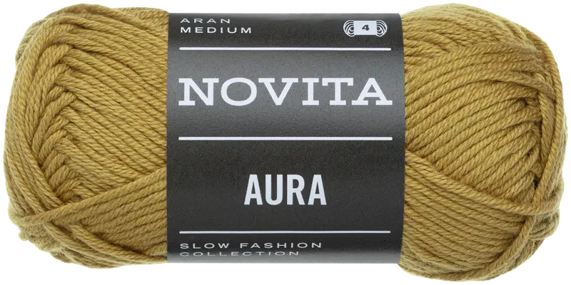 Пряжа Novita хлопковая Aura 50 г Энтузиазм (цвет энтузиазм по поводу)