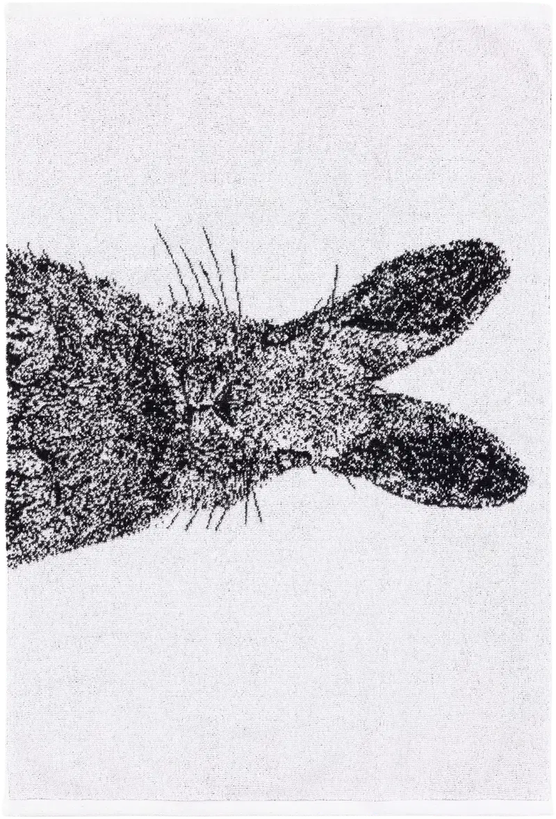 Finlayson Полотенце для рук Bunny 50x70 черный/белый (цвет черно-белый)