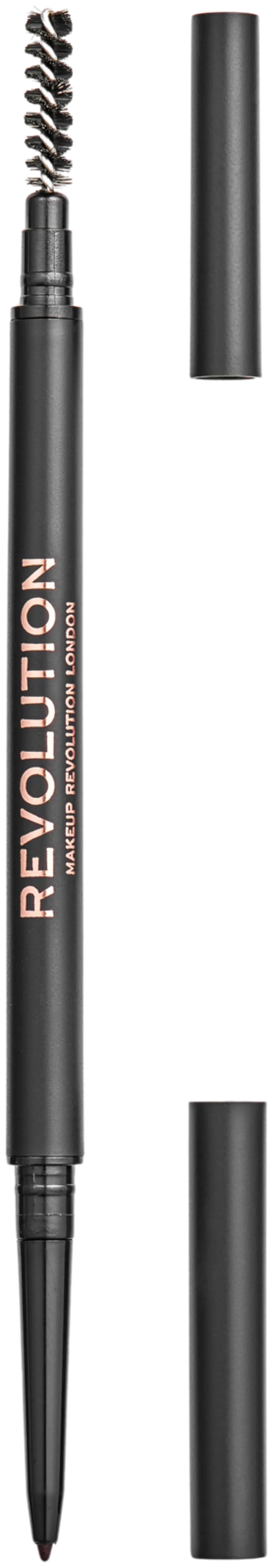 Карандаш для бровей Revolution Precision Brow 5г средне-коричневый (размер 5 г, цвет Темно-коричневый)