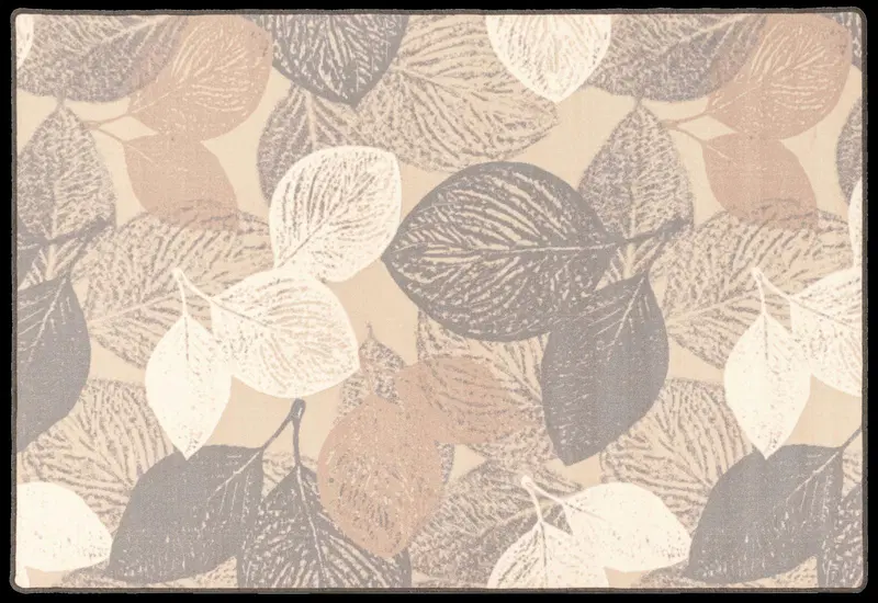 Коврик Hestia Leaf 50x80 см с петлевым ворсом бежевый (цвет бежевый)