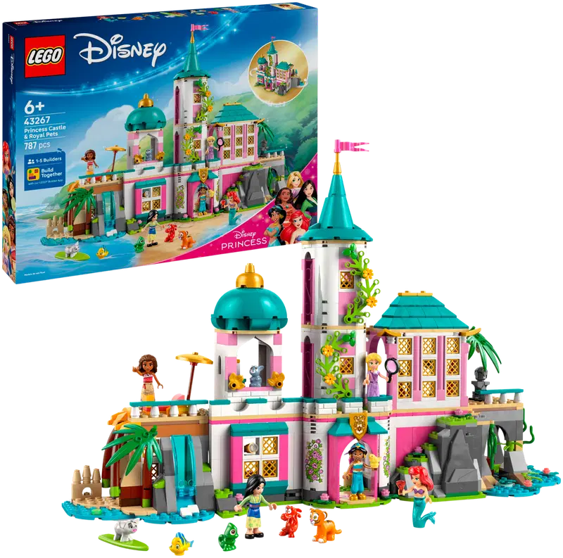 LEGO® Disney Princess 43267 Замок принцессы и королевские питомцы