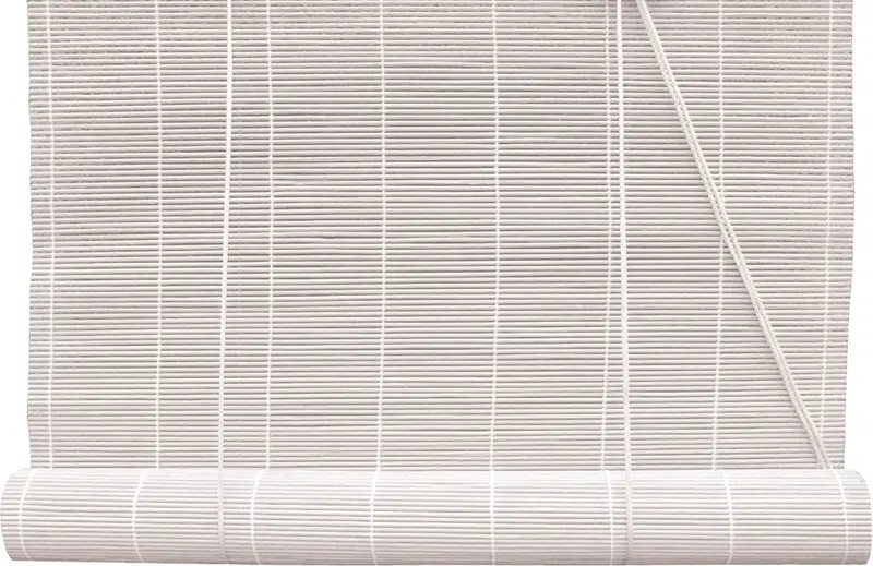 Бамбуковая рулонная штора Pisla Ming 160x170см белая (цвет Белый)