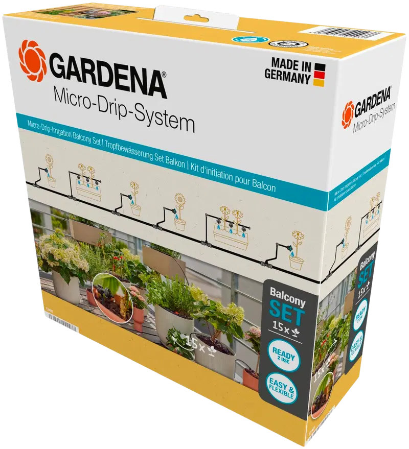 Комплект микрокапельного орошения Gardena Балкон