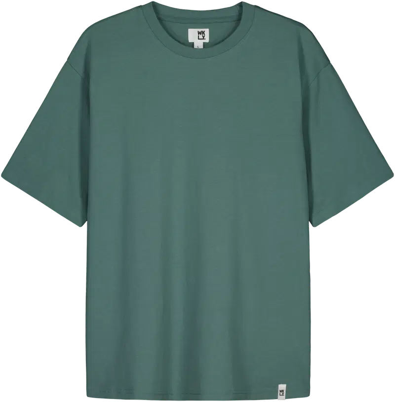 ВКЛ. мужская футболка Basic oversize 195W042603 (размер С, цвет Зеленый)