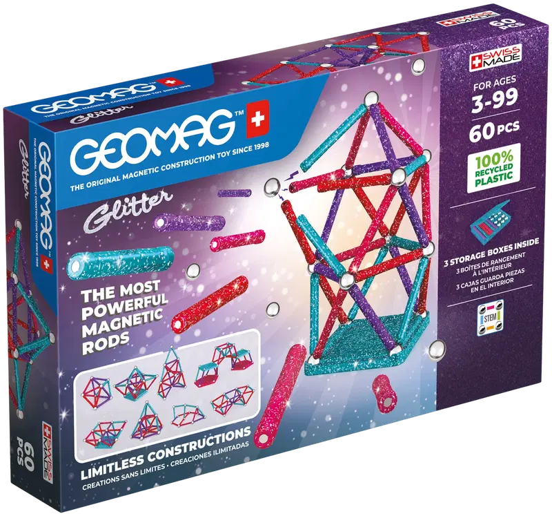 Geomag Glitter Recycled 60
