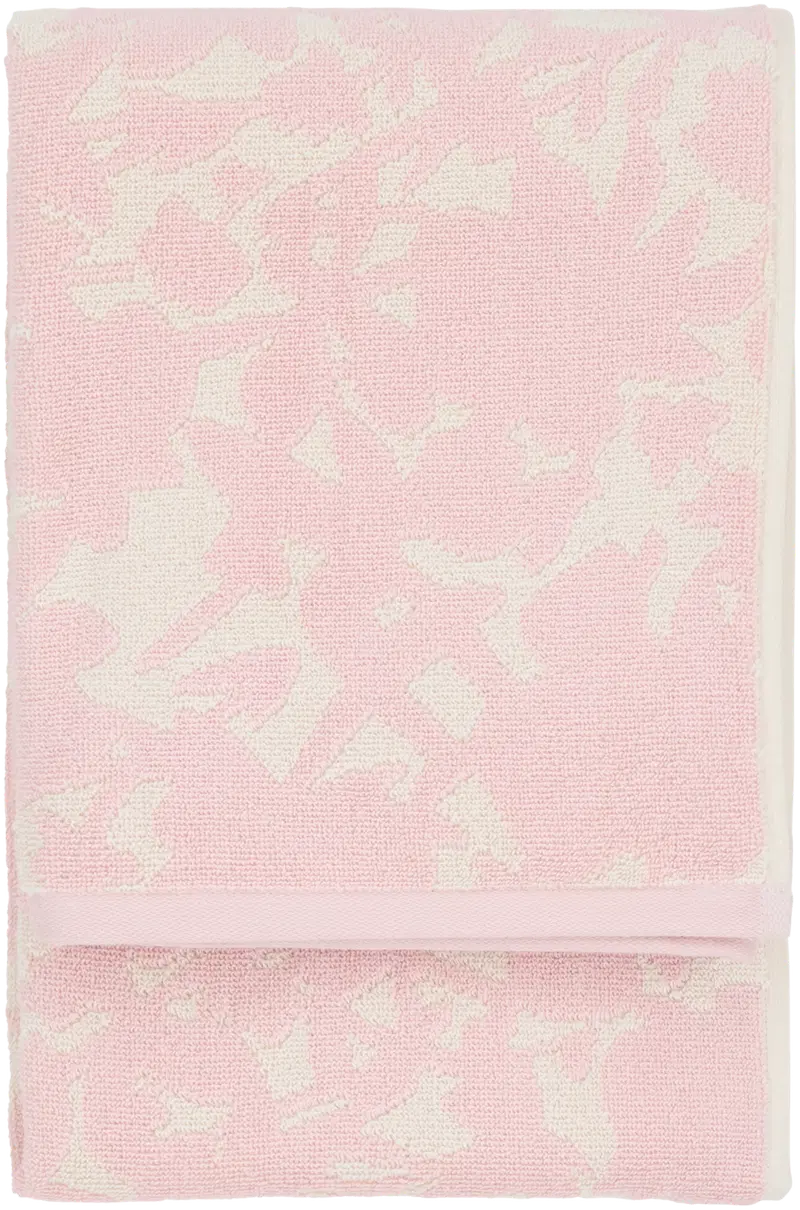 Полотенце Finlayson в Katvee вес 70x150 (цвет светло-красный/л.белый)