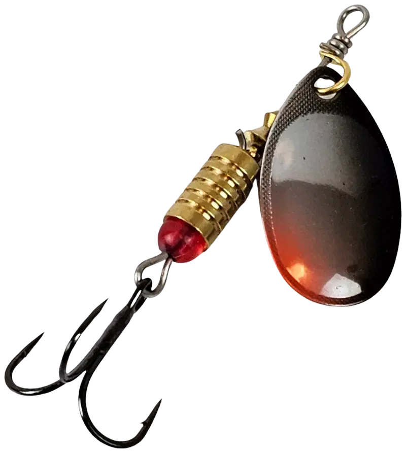 JASU Flag Lure 8g Super Spinner Черный/Серебристый