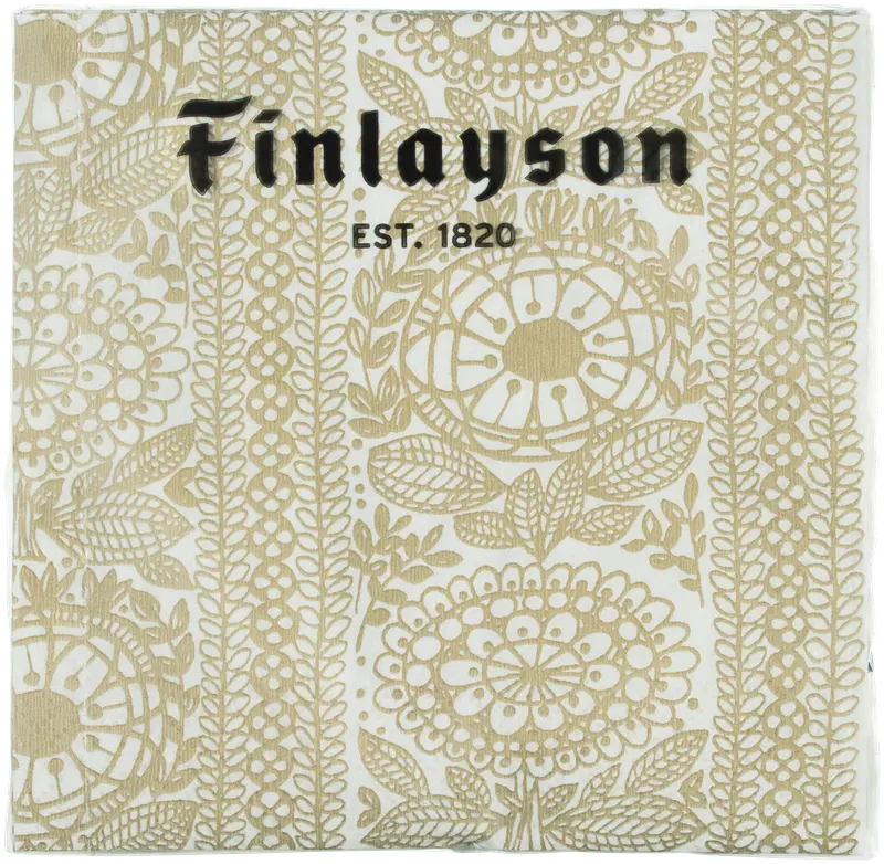 Салфетка Finlayson Taimi белое золото 20шт/33см