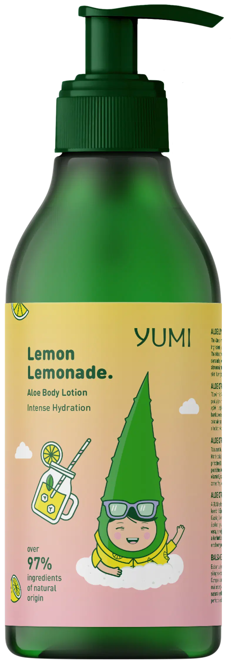 Yumi лосьон для тела алоэ и лимонад 300 мл