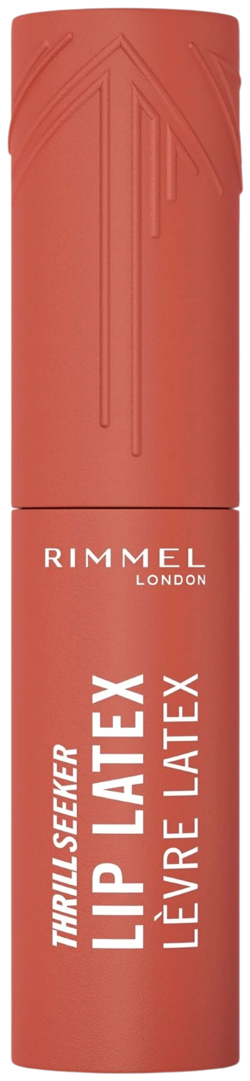 Rimmel Thrillseeker Lip Latex 6 мл, 300 Жидкая помада Main Character (размер 6 МЛ, цвет 200 Такой персиковый)