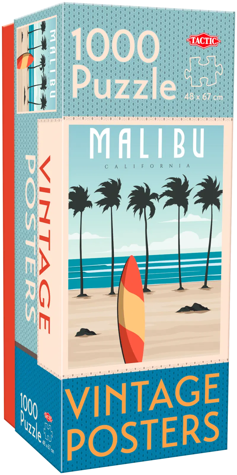 Тактический пазл Vintage Posters Malibu 1000 деталей