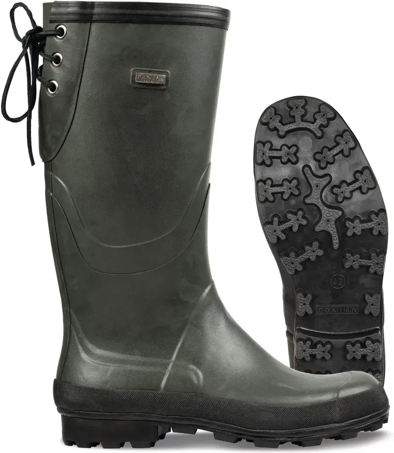 Резиновые сапоги Nokian Footwear Finnjagd (размер 36, цвет ОЛИВКОВЫЙ/ЧЕРНЫЙ)
