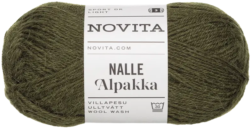 Пряжа Novita Тедди Альпака 50г творожный мох 3211 (цвет творог)