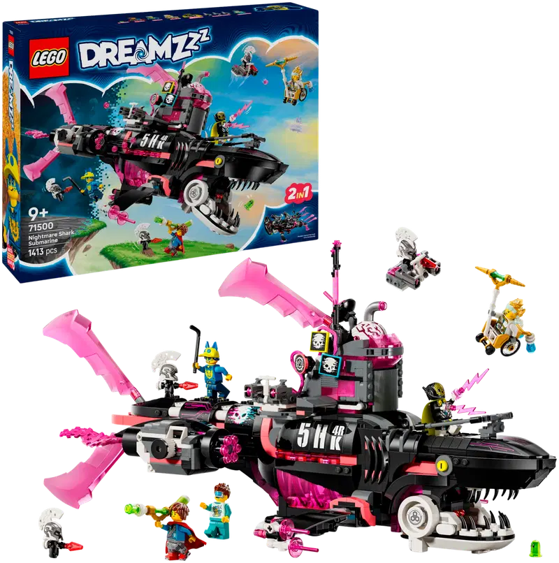 LEGO® DREAMZzz 71500 Подводная лодка скунса «Кошмар»