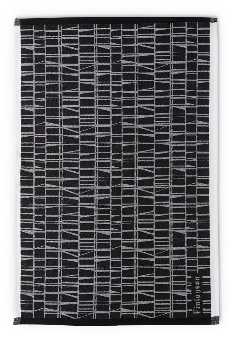 Полотенце кухонное Finlayson Coronna 50х70 см 2 шт. (размер 50X70, цвет Черный/белый)