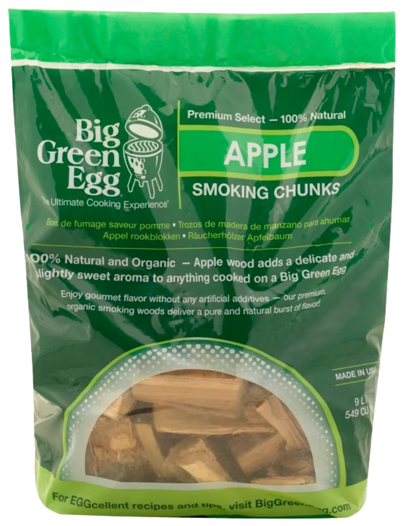 Big Green Egg для копчения яблоко кусочками 9 л