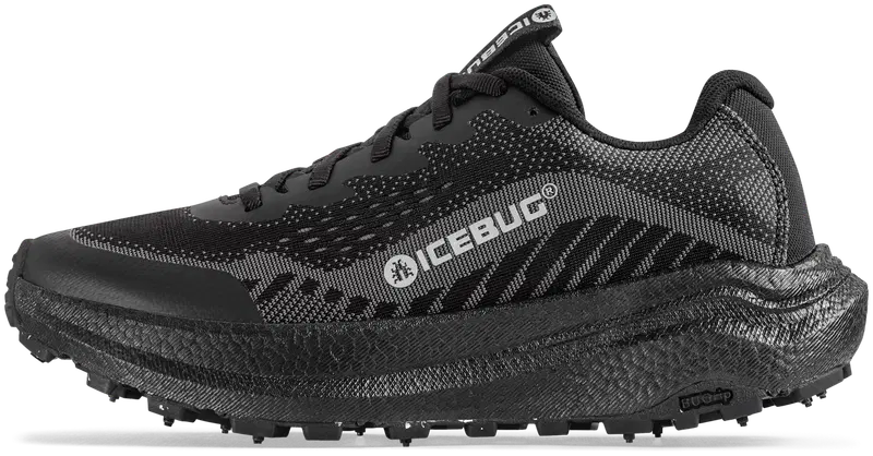 Женские ледовые туфли Icebug Myr BUGrip (размер 5,5, цвет ЧЕРНЫЙ)
