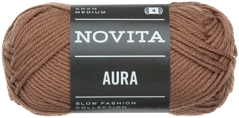 Пряжа Novita хлопковая Aura 50 г смена (цвет изменять)