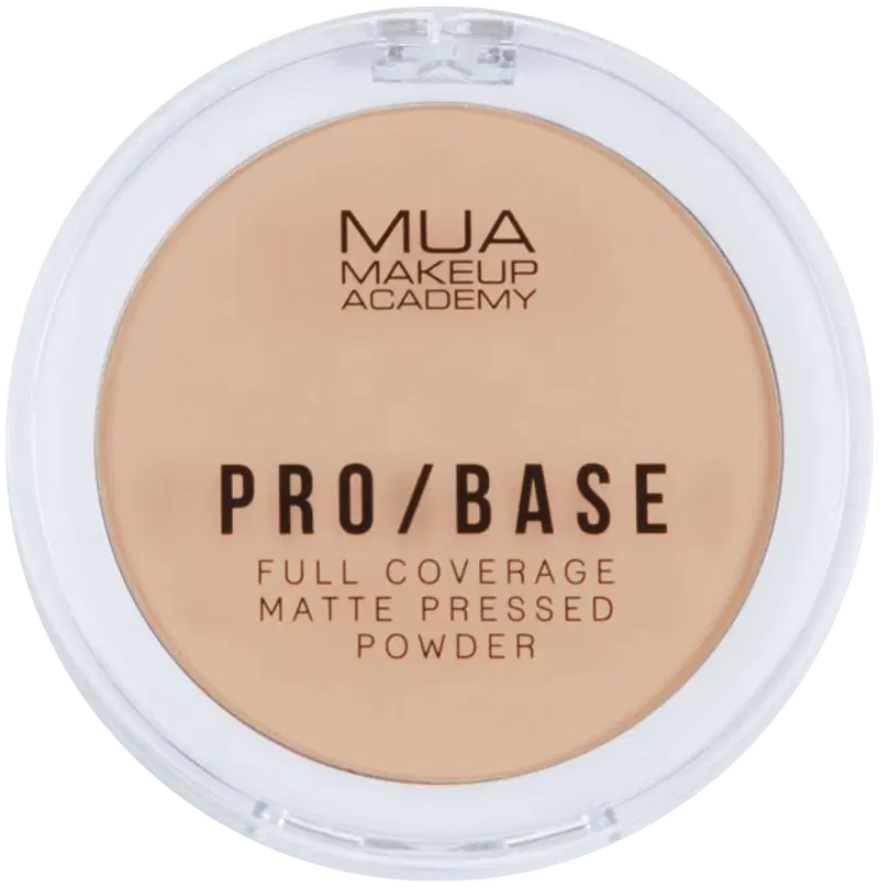 MUA Make Up Academy Pro Base Матовая прессованная пудра с полным покрытием 6,5 г 130 каменной пудры
