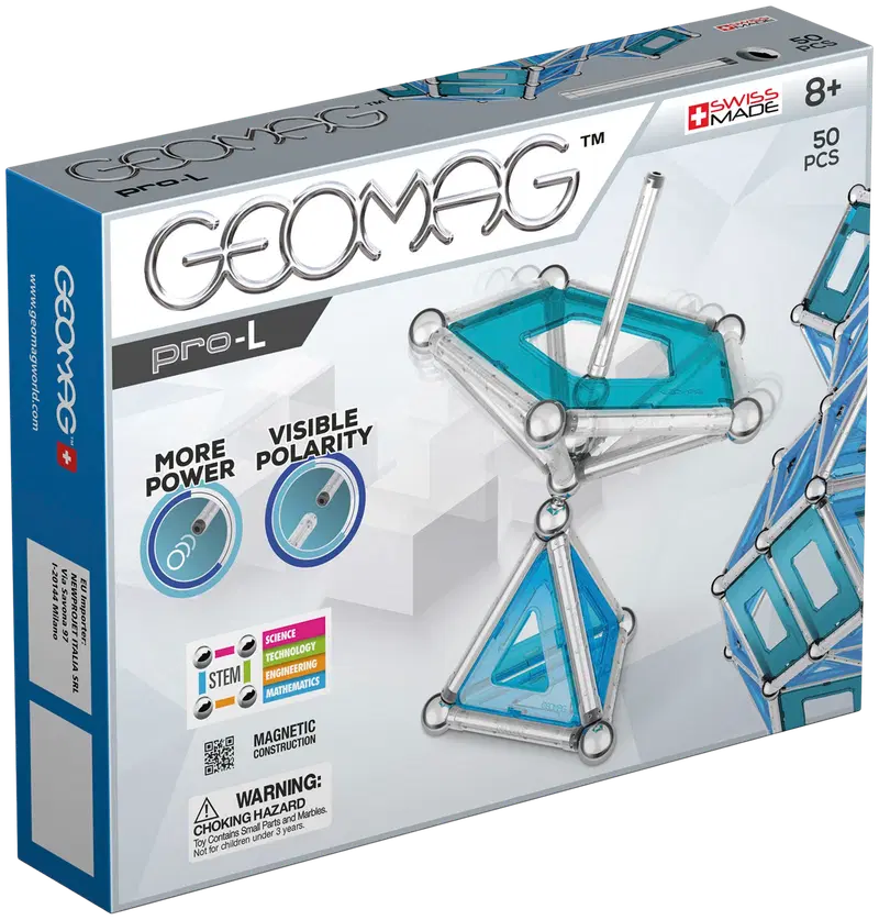 Магнитный конструктор Geomag Pro-L Panels, 50 деталей