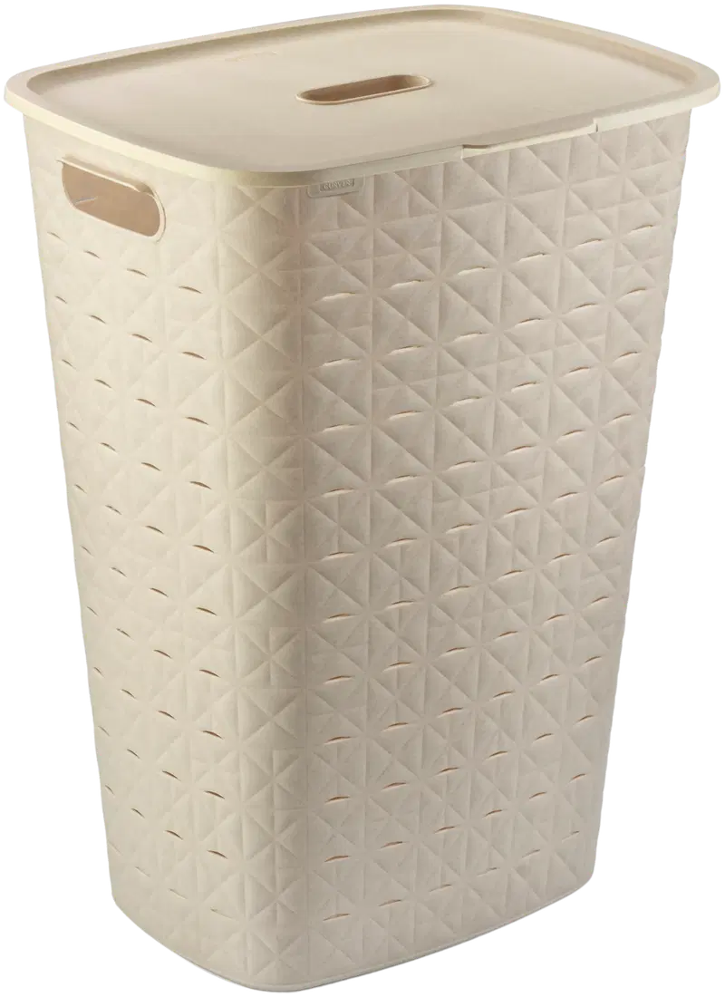Корзина для белья Curver Softex 56л натуральный белый (цвет Мел белый)