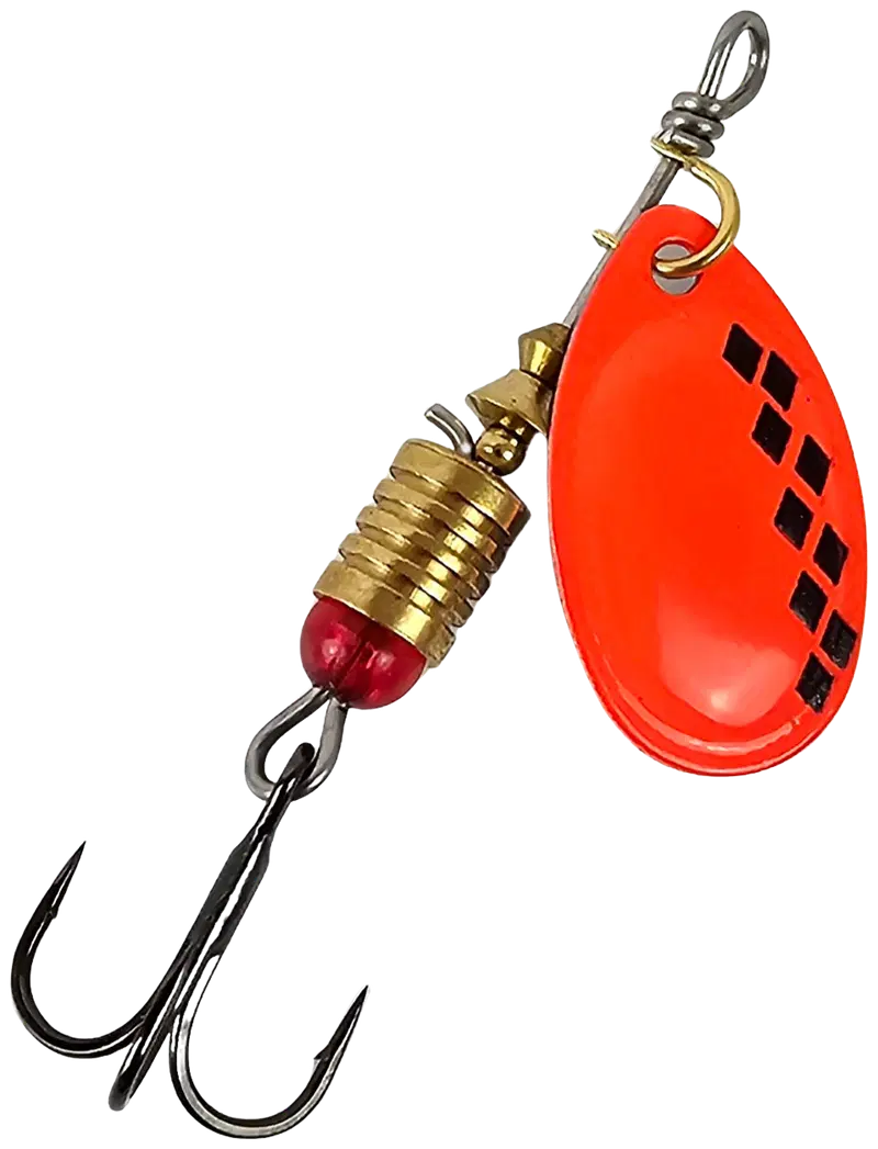 JASU Lure 8g Super Spinner Черный/Оранжевый