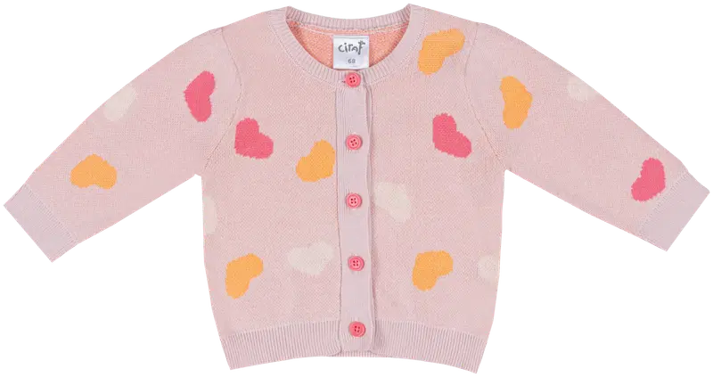 Детский кардиган Ciraf Hearts 250B260128 (размер 56, цвет сердце ауп)