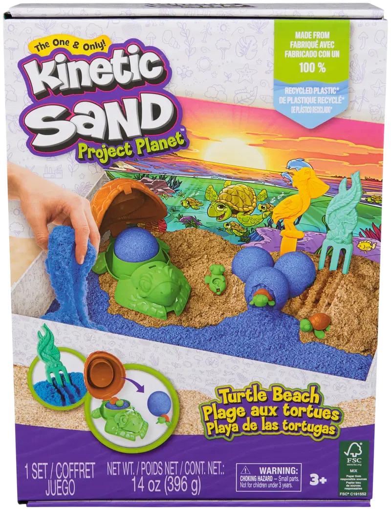 Пляжный набор Kinetic Sand Turtle
