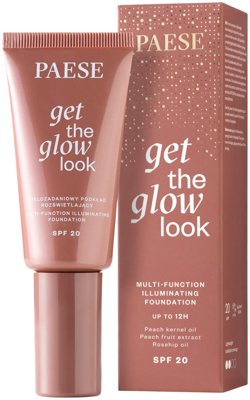 Крем для макияжа Paese Get Glow Look 2N 30мл (размер 30 МЛ, цвет 0N нейтральный бежевый)