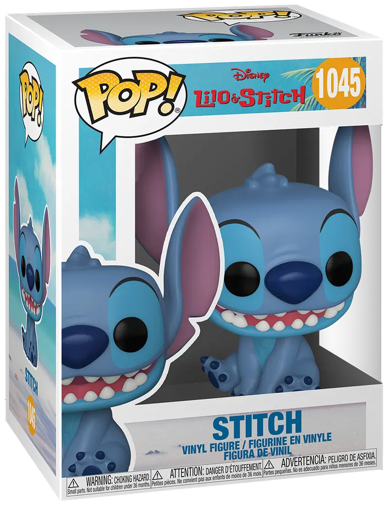 Funko POP Винил Lilo&Stitch Улыбающийся Сидящий Стич
